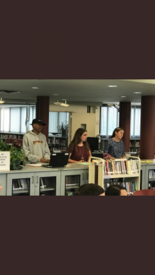 Student Council meetings take place in the Library Media Center