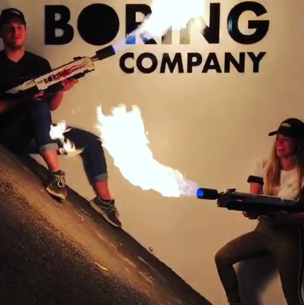 Elon Musks Flamethrower Sale