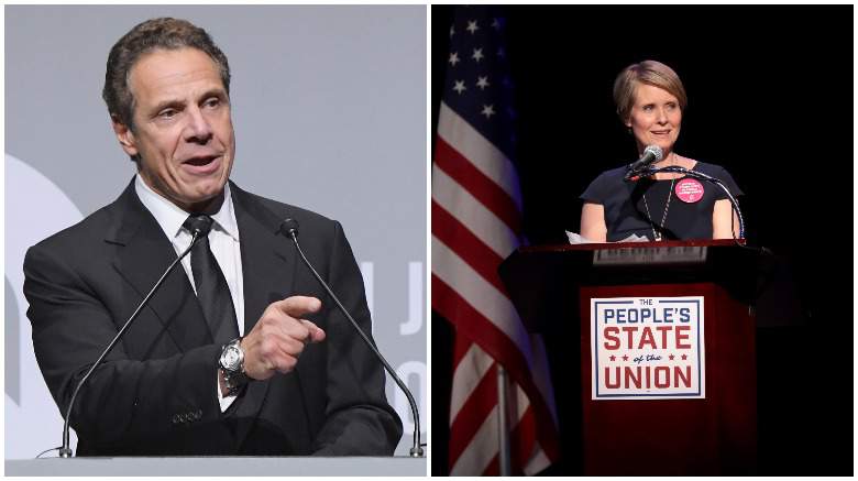 Andrew Cuomo (left) and Cynthia (Right) ran against each other in the New York Democratic primary.