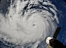 Satellite view of Hurricane Florence