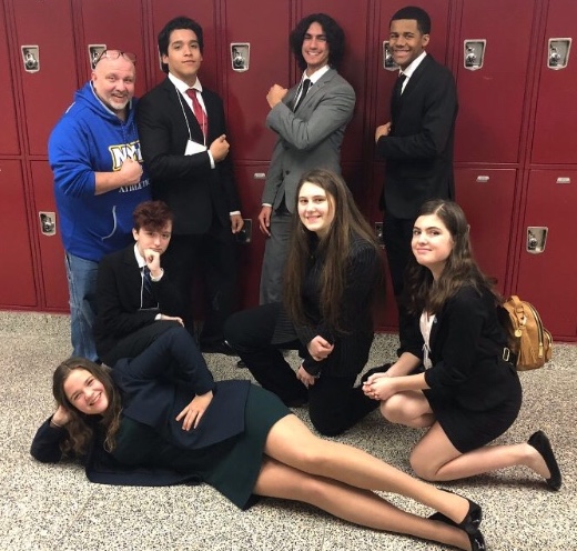 Lindenhurst students at the 2019 Connetquot Model UN Conference in Connetquot High School