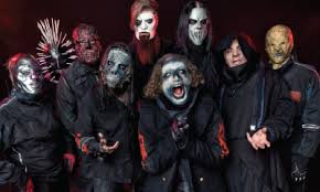 Slipknot in their new masks. 