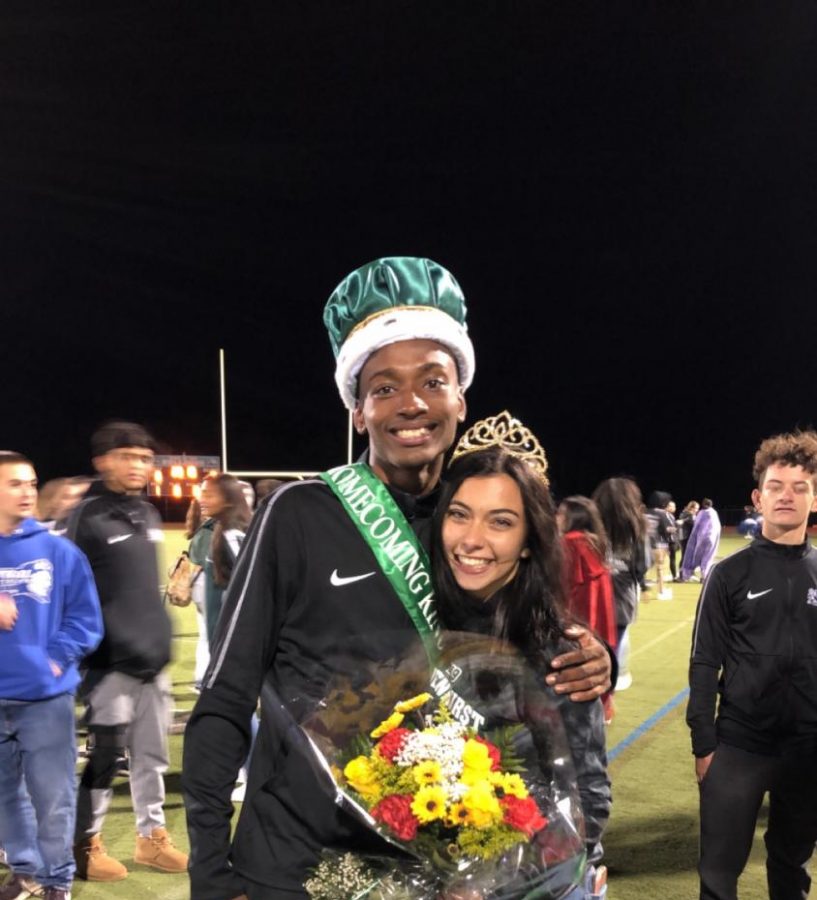 Eric and Sophia after receiving their crowns!