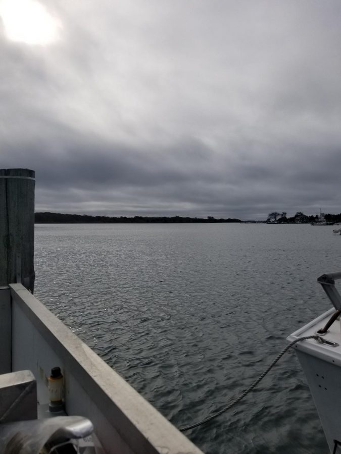 The view from the dock