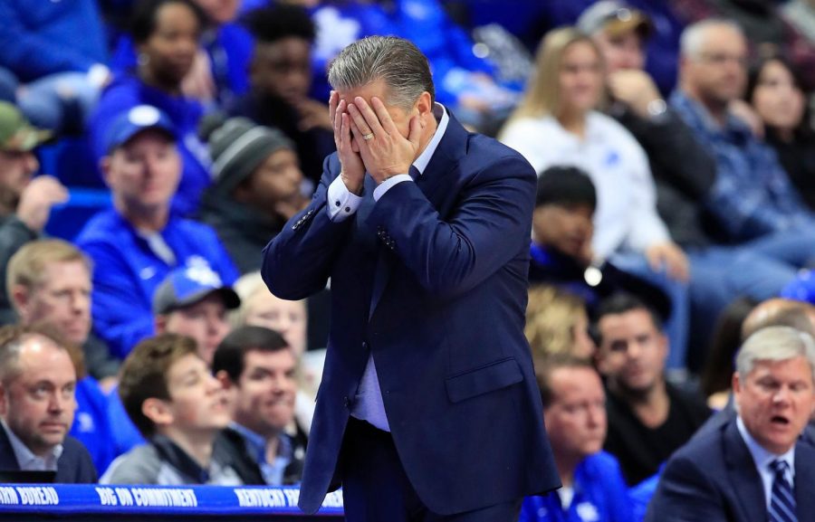 Coach Calipari in disbelief