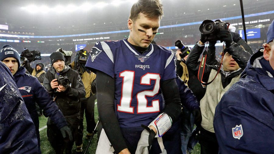 Tom Brady after the 20-13 loss to the Titans in the Wildcard round of the playoffs.