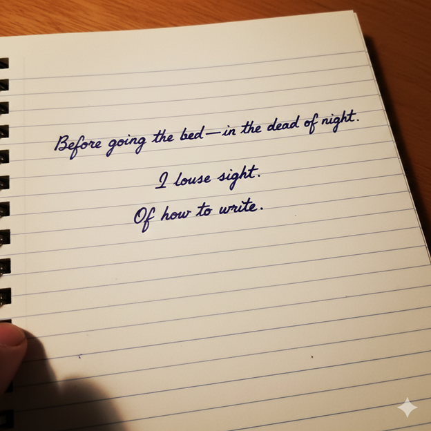 Shoo away writer’s block